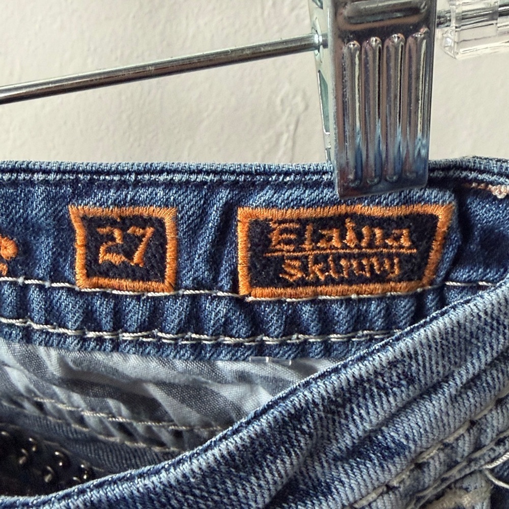Rock Revival Elaina Skinny Jeans Size 27 - Picture 6 of 6